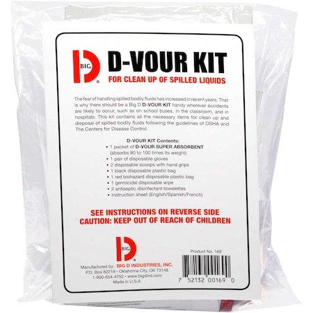Big D Big D D'Vour Bodily Fluid Clean-Up Kit 169